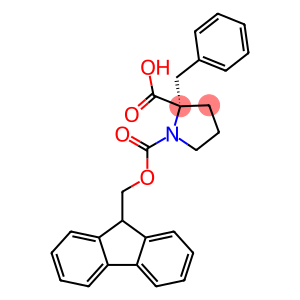 (2S)-2-benzyl-1-{[(9H-fluoren-9-yl)methoxy]carbonyl}pyrrolidine-2-carboxylic acid