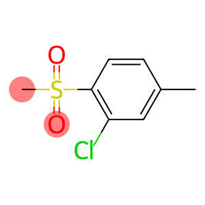 2-Chloro-4-methyl-1-(methylsulfonyl)benzene