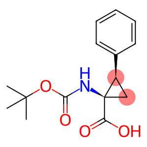 (1R,2R)-N-BOC-1-AMINO-2-PHENYLCYCLOPROPANECARBOXYLIC ACID