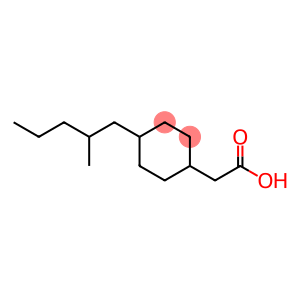 Cyclohexaneacetic acid, 4-(2-methylpentyl)-