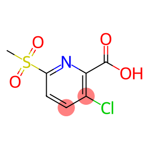 3-Chloro-6-(methylsulfonyl)picolinic acid