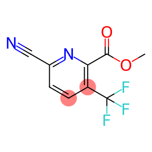 2-Pyridinecarboxylic acid, 6-cyano-3-(trifluoromethyl)-, methyl ester