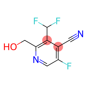 4-Pyridinecarbonitrile, 3-(difluoromethyl)-5-fluoro-2-(hydroxymethyl)-