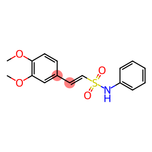(E)-2-(3,4-DIMETHOXYPHENYL)-N-PHENYL-1-ETHENESULFONAMIDE
