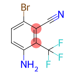 Benzonitrile, 3-amino-6-bromo-2-(trifluoromethyl)-