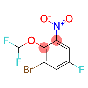 1-Bromo-2-difluoromethoxy-5-fluoro-3-nitrobenzene