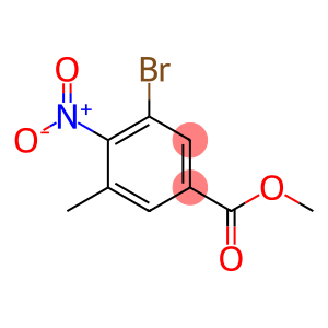 3-溴-5-甲基-4-硝基苯甲酸甲酯