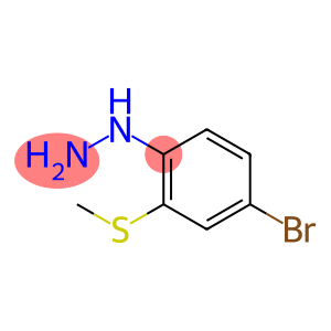 1-(4-Bromo-2-(methylthio)phenyl)hydrazine