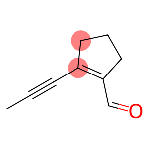 1-Cyclopentene-1-carboxaldehyde, 2-(1-propynyl)- (9CI)
