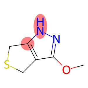 1H-Thieno[3,4-c]pyrazole,  4,6-dihydro-3-methoxy-