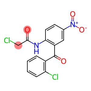 Acetamide, 2-chloro-N-[2-(2-chlorobenzoyl)-4-nitrophenyl]-