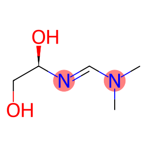 Methanimidamide, N-(1,2-dihydroxyethyl)-N,N-dimethyl-, [R-(E)]- (9CI)