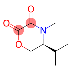 2,3-Morpholinedione,4-methyl-5-(1-methylethyl)-,(S)-(9CI)