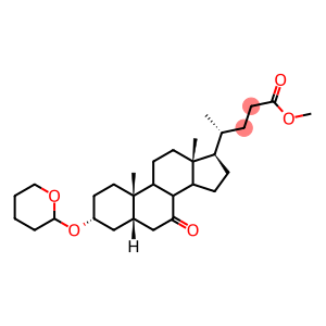 (R)-methyl 4-((3R,5S,10S,13R,17R)-10,13-dimethyl-7-oxo-3-(tetrahydro-2H-pyran-2-yloxy)-hexadecahydro-1H-cyclopenta[a]phenanthren-17-yl)pentanoate