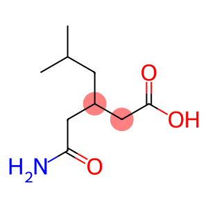 3-Carbamoymethyl-5-methylhexanoic acid (Pregabalin)