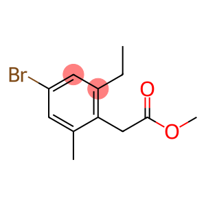 (4-Bromo-2-ethyl-6-methyl-phenyl)-acetic acid methyl ester