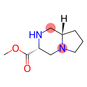 Pyrrolo[1,2-a]pyrazine-3-carboxylic acid, octahydro-, methyl ester, (3R-trans)- (9CI)