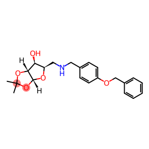 (3aR,5R,6S,6aR)-5-[({[4-(Benzyloxy)phenyl]methyl}amino)methyl]-2,2-dimethyl-tetrahydro-2H-furo[2,3-d][1,3]dioxol-6-ol