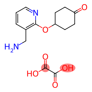 4-((3-(Aminomethyl)pyridin-2-yl)oxy)cyclohexan-1-one oxalate