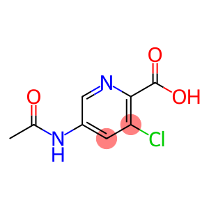 2-Pyridinecarboxylic acid, 5-(acetylamino)-3-chloro-