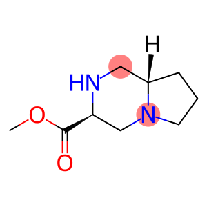 Pyrrolo[1,2-a]pyrazine-3-carboxylic acid, octahydro-, methyl ester, (3S-cis)- (9CI)