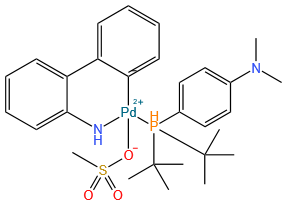 甲磺酸{[4-(N,N-(二甲氨)苯基]二叔丁基膦基}(2'-氨基-1,1'-联苯-2-基)钯(II)