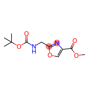 2-[N-(叔丁氧羰基)氨基甲基]恶唑-4-羧酸甲酯
