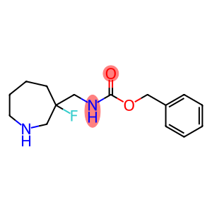 Carbamic acid, N-[(3-fluorohexahydro-1H-azepin-3-yl)methyl]-, phenylmethyl ester