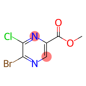 5-溴-6-氯吡嗪-2-羧酸甲酯