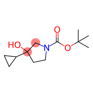 1-Pyrrolidinecarboxylic acid, 3-cyclopropyl-3-hydroxy-, 1,1-dimethylethyl ester