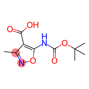 4-Isoxazolecarboxylic acid, 5-[[(1,1-dimethylethoxy)carbonyl]amino]-3-methyl-