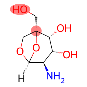 β-L-Altropyranose, 2-amino-1,6-anhydro-2-deoxy-5-C-(hydroxymethyl)-