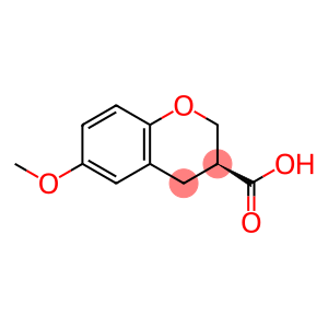 2H-1-Benzopyran-3-carboxylic acid, 3,4-dihydro-6-methoxy-, (3S)-