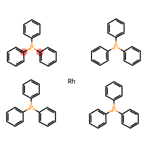 Hydridotetrakis(triphenylphosphine)rhodium(I)  dec.  145-147C
