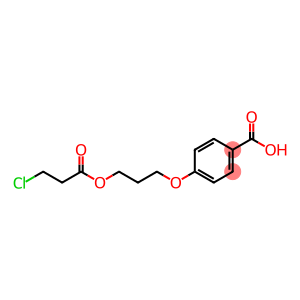 4-(3-((3-Chloropropanoyl)oxy)propoxy)benzoic acid