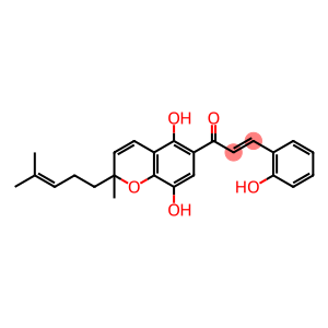 (E)-1-[5,8-Dihydroxy-2-methyl-2-(4-methyl-3-pentenyl)-2H-1-benzopyran-6-yl]-3-(2-hydroxyphenyl)-2-propen-1-one