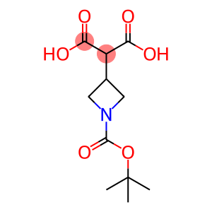 2-[1-[(tert-Butoxy)carbonyl]-3-azetidinyl]propanedioic acid