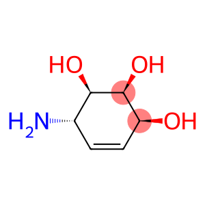 4-Cyclohexene-1,2,3-triol,6-amino-,[1R-(1alpha,2alpha,3alpha,6beta)]-(9CI)