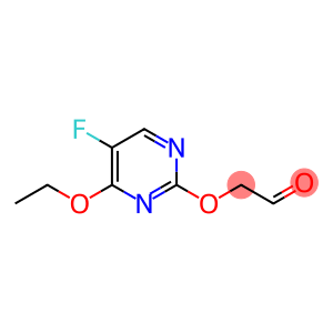 Acetaldehyde, [(4-ethoxy-5-fluoro-2-pyrimidinyl)oxy]- (9CI)