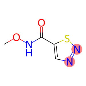 1,2,3-Thiadiazole-5-carboxamide,N-methoxy-(9CI)