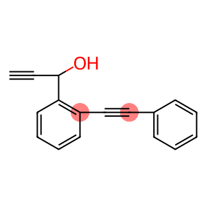 Benzenemethanol, α-ethynyl-2-(2-phenylethynyl)-