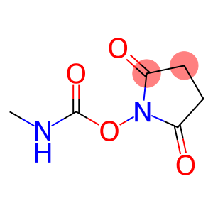2,5-吡咯烷二酮, 1-[[(甲氨基)羰基]OXY]-