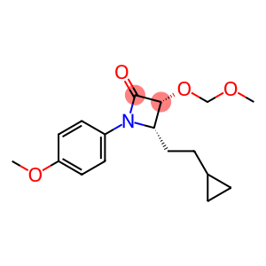 (3R,4S)-4-(2-cyclopropylethyl)-3-(methoxymethoxy)-1-(4-methoxyphenyl)azetidin-2-one