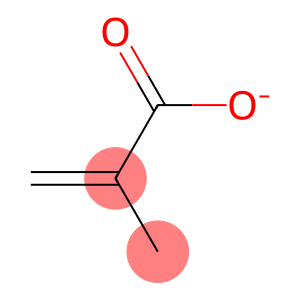 Methacrylic acidanion