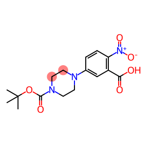 5-[4-(tert-butoxycarbonyl)piperazin-1-yl]-2-nitrobenzoic acid