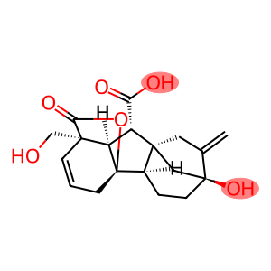 4aα,7-Dihydroxy-1β-hydroxymethyl-8-methylenegibba-2-ene-1α,10β-dicarboxylic acid 1,4a-lactone