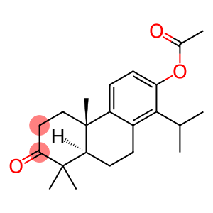 Podocarpa-8,11,13-trien-3-one, 13-hydroxy-14-isopropyl-, acetate (8CI)