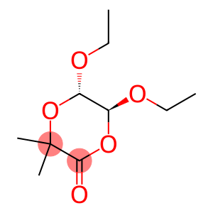 1,4-Dioxan-2-one,5,6-diethoxy-3,3-dimethyl-,trans-(9CI)