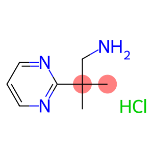 2-methyl-2-(pyrimidin-2-yl)propan-1-amine hydrochloride