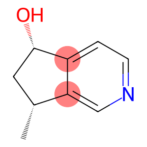 5H-Cyclopenta[c]pyridin-5-ol,6,7-dihydro-7-methyl-,(5R,7S)-rel-(9CI)